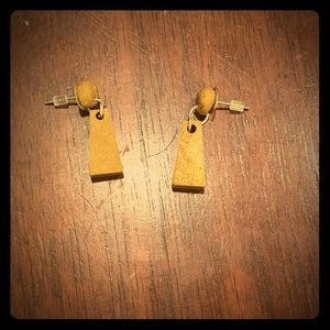 Handmade clay earrings